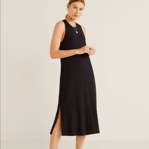 Mango ribbed dress - size 4